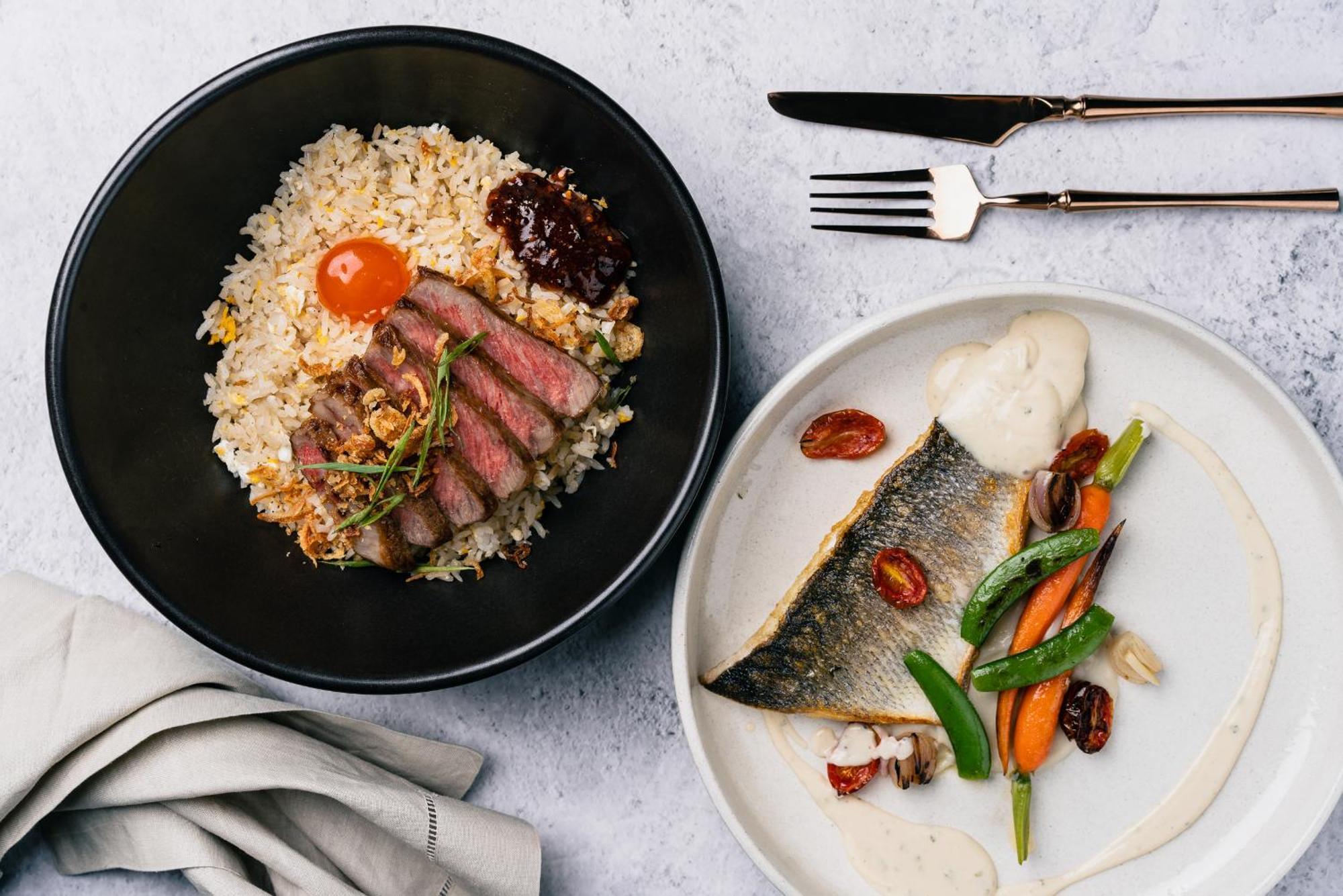 Vie Hotel Bangkok - Mgallery Collection Экстерьер фото Dishes at the restaurant
